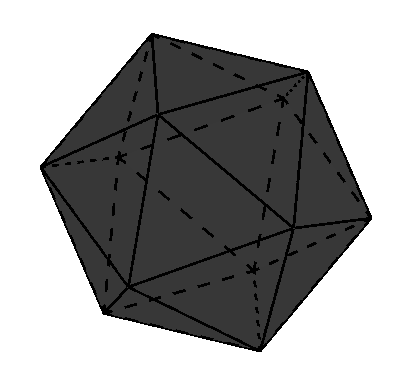 Icosaedro_regular_sólido