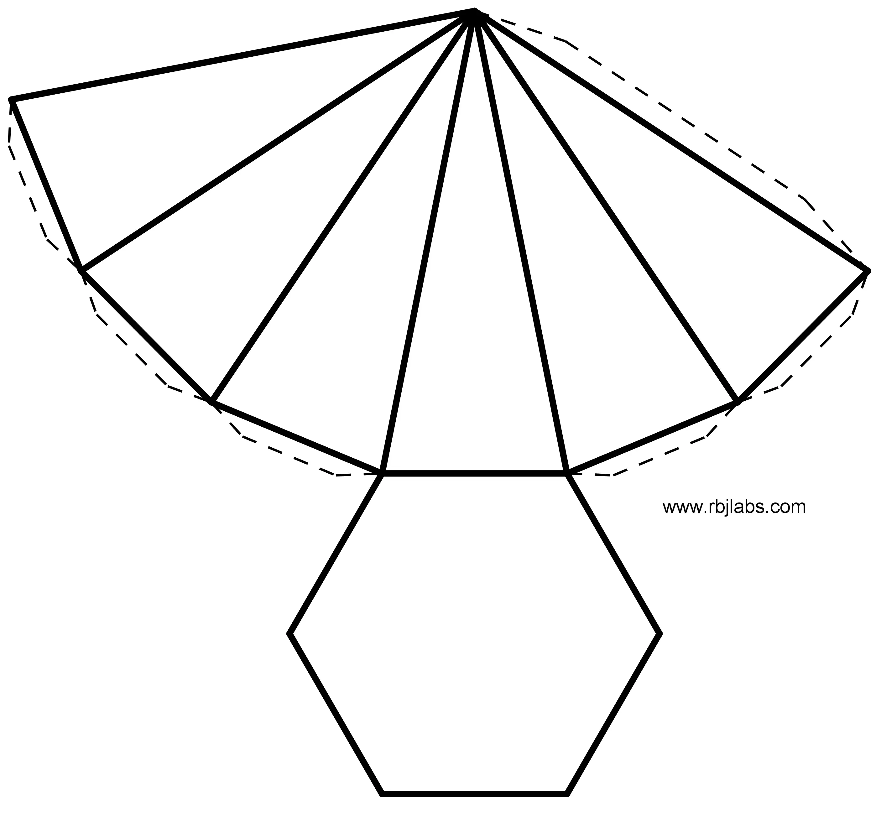 pirámide-hexagonal
