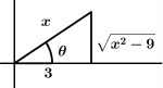 integrales por sustitución trigonométrica triángulo mágico