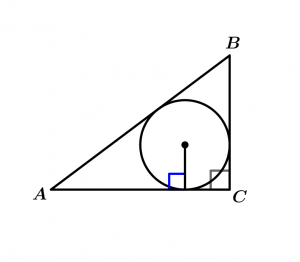 circumference-inscribed-in-a-right-triangle