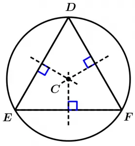mediatrix-equilateral-triangle-circumference