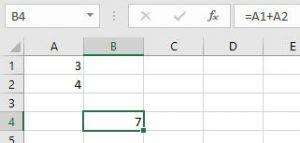how to do a sum in excel result