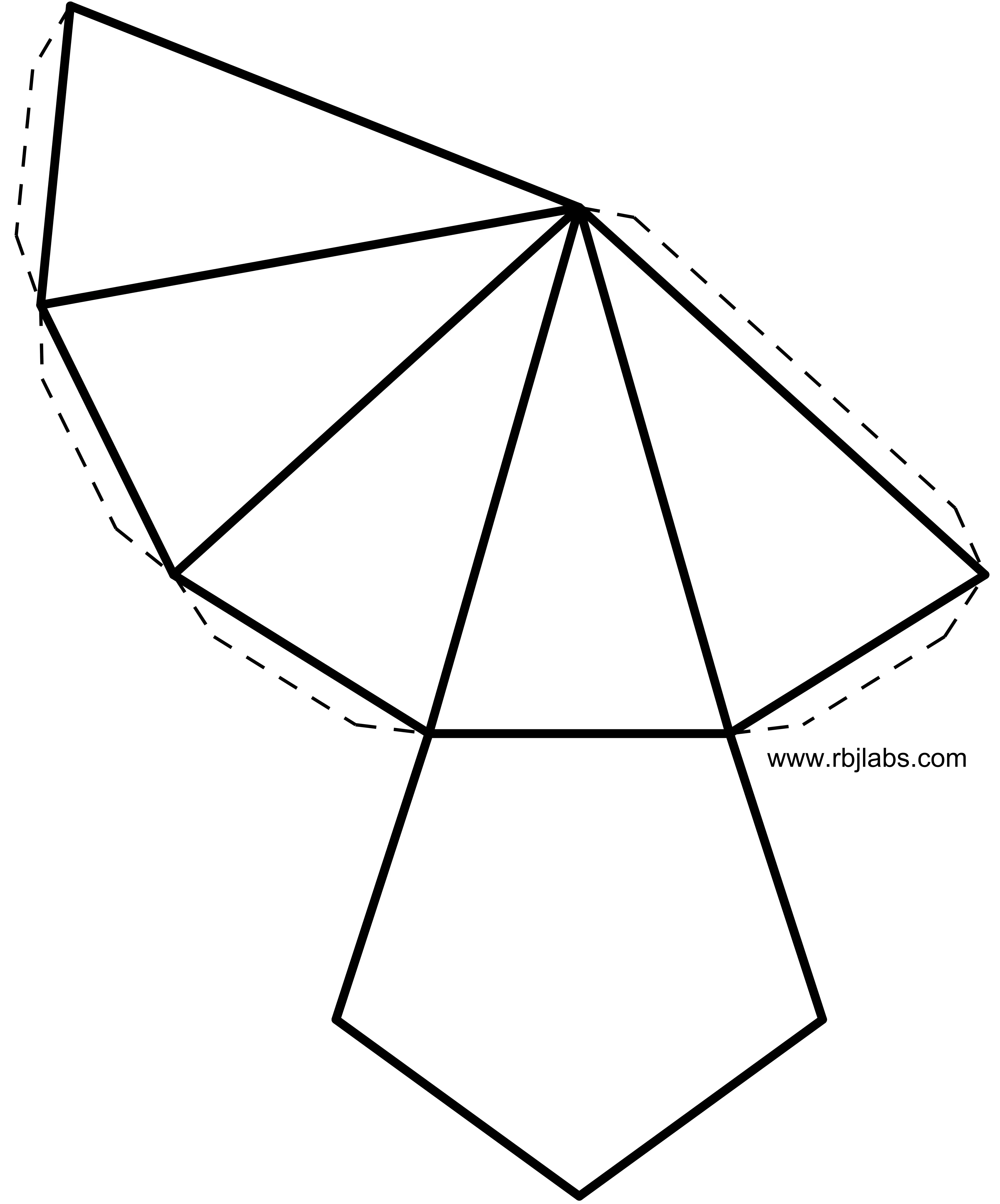pirámide-pentagonal