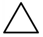 triangle to print and color